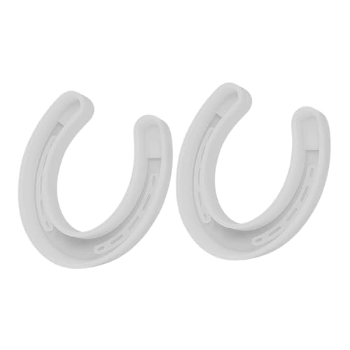 Lurrose 2 Stück Kreative Silikonformen Hitze Kältebeständig für Resin Schokolade Fondant Gips Detailgetreue DIY Gießformen für Schmuck Dekoration Kompakt Leicht Transportierbar Weiß von Lurrose