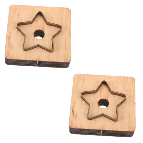 Lurrose 2 Stück Leder sterben Herstellung Schneiden gestanzt leder schneideform Stanzform für Lederhandwerk Lederstreifen sterben DIY Lederform Stanzwerkzeug aus Holz Lederstanze hölzern von Lurrose