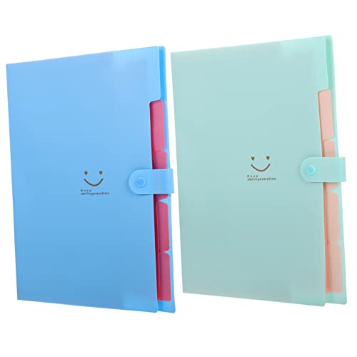 Lurrose 2 Stück Mappe Produkte erweiterbare Taschenordner Aktenkästen mit Deckel Dreifach-Ordner-Organizer aktenkoffer aktentaschen Datei-Organizer-Ordner Dateiordner-Organizer Abs Blue Lurrose 2 Stück Mappe Produkte erweiterbare Taschenordner Aktenkästen mit Deckel Dreifach-Ordner-Organizer aktenkoffer aktentaschen Datei-Organizer-Ordner Dateiordner-Organizer Abs Blue von Lurrose