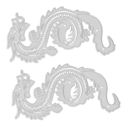 Lurrose 2 Stück Metallmesserform Schablone Drachen Basteln Schneiden Tier-Stanzformen Stanzform für Scrapbook Party-Stanzformen Stanzformen Stahl mit hohem Kohlenstoffgehalt Silver Lurrose 2 Stück Metallmesserform Schablone Drachen Basteln Schneiden Tier-Stanzformen Stanzform für Scrapbook Party-Stanzformen Stanzformen Stahl mit hohem Kohlenstoffgehalt Silver von Lurrose