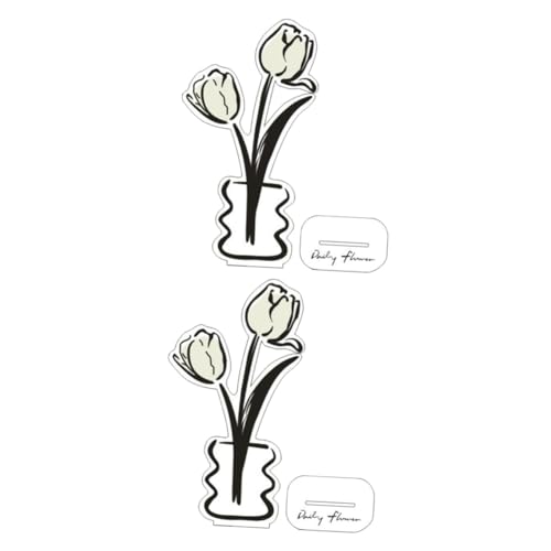 Lurrose 2 Stück Notizhalter Mit Blumenmotiv Foto Displayhalter Clip Staffelei Notizblockhalter Tisch Notizhalter Bildstaffeleien Zur Anzeige Bildständer Für Den Tisch Memo von Lurrose