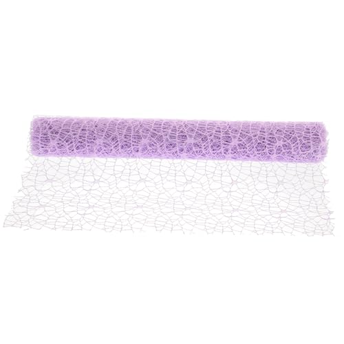 Lurrose 2 Stück Rolle Gaze-jacquard-netz Drahtgeflechtband Gazenetzanhänger Selber Machen Deko-mesh-zubehör Spinnennetz-dekoration Makramee- Netzstoffspule Kind Siebdruck Gittergewebe von Lurrose