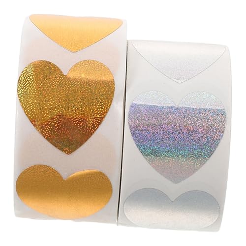 Lurrose 2 Stück Selbstklebende Herzetiketten Dekorative Siegelaufkleber für Geschenke Umschläge und Basteln Romantische Verschlusssticker für Hochzeit Geburtstag Valentinstag und Feier Lurrose 2 Stück Selbstklebende Herzetiketten Dekorative Siegelaufkleber für Geschenke Umschläge und Basteln Romantische Verschlusssticker für Hochzeit Geburtstag Valentinstag und Feier von Lurrose