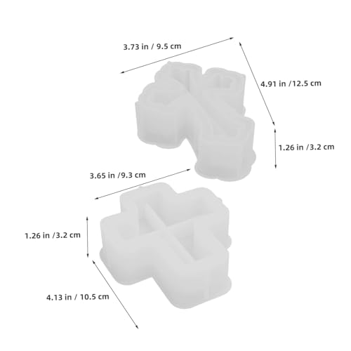 Lurrose 2 Stück Silikonform Kreuzförmige Aufbewahrungsbox Gießform mit Deckel für Resin Schmuck Schmuckkästchen Kerzenhalter Epoxidharz Beton DIY Basteln Lurrose 2 Stück Silikonform Kreuzförmige Aufbewahrungsbox Gießform mit Deckel für Resin Schmuck Schmuckkästchen Kerzenhalter Epoxidharz Beton DIY Basteln von Lurrose