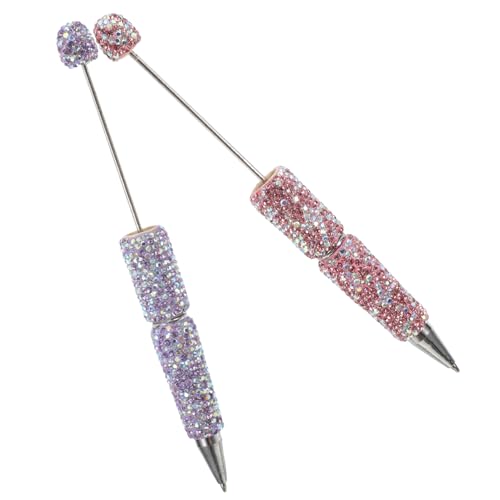 Lurrose 2 Stück Strass Kugelschreiber Glitzernde Diy Kugelschreiber für Schüler Frauen und Bürobedarf Kreative Geschenkidee mit Funkelnden Rhinestones und Vielseitiger Anwendung Lurrose 2 Stück Strass Kugelschreiber Glitzernde Diy Kugelschreiber für Schüler Frauen und Bürobedarf Kreative Geschenkidee mit Funkelnden Rhinestones und Vielseitiger Anwendung von Lurrose