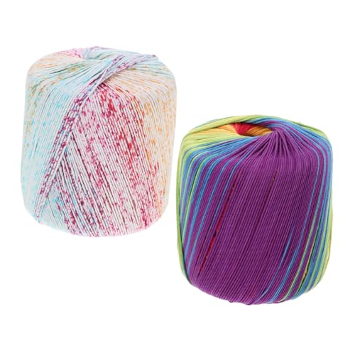 Lurrose 2 Stück Teiliges Baumwollgarn Weiches Farbenfrohes Häkel und Strickgarn für Diy Handarbeiten Robustes Reißfestes Garn für Schals Mützen Pullover und Kreative Projekte Lurrose 2 Stück Teiliges Baumwollgarn Weiches Farbenfrohes Häkel und Strickgarn für Diy Handarbeiten Robustes Reißfestes Garn für Schals Mützen Pullover und Kreative Projekte von Lurrose