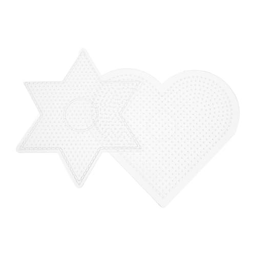 Lurrose 2 Stück Teiliges Diy Perlen Steckplatten Klare Bügelperlen Vorlagen für Kreative Projekte für Hand Augen Koordination und Kreativität Lurrose 2 Stück Teiliges Diy Perlen Steckplatten Klare Bügelperlen Vorlagen für Kreative Projekte für Hand Augen Koordination und Kreativität von Lurrose