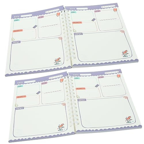 Lurrose 2 Stück Teiliges Spiral Notizbuch ohne Tragbarer To Do Planner mit Leichtem Design Planungs Notizheft für Schüler Reisende und Büro Hochwertige zum Flachen Schreiben Lurrose 2 Stück Teiliges Spiral Notizbuch ohne Tragbarer To Do Planner mit Leichtem Design Planungs Notizheft für Schüler Reisende und Büro Hochwertige zum Flachen Schreiben von Lurrose