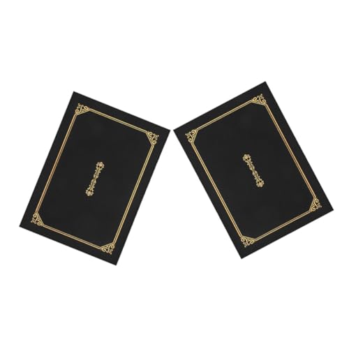 Lurrose 2 Stück Urkundenmappe mit Elegantem Design Hochwertige Zertifikatshülle für Abschlussurkunden Dokumentenaufbewahrung für Wichtige Zertifikate und Lurrose 2 Stück Urkundenmappe mit Elegantem Design Hochwertige Zertifikatshülle für Abschlussurkunden Dokumentenaufbewahrung für Wichtige Zertifikate und von Lurrose