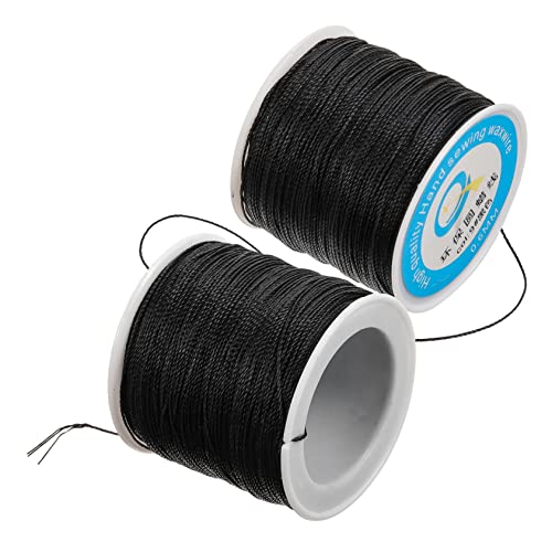 Lurrose 2 Stück Wachsnähgarn Gewachster Faden Schwarzer Faden Sehne Polster Stickfaden Stickerei Gewachste Schnur Herstellung Faden Zum Nähen Stickgarne Nähmaschine Black Polyester Lurrose 2 Stück Wachsnähgarn Gewachster Faden Schwarzer Faden Sehne Polster Stickfaden Stickerei Gewachste Schnur Herstellung Faden Zum Nähen Stickgarne Nähmaschine Black Polyester von Lurrose