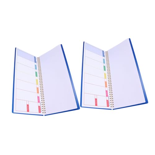 Lurrose 2 Stück Wochenplaner Notizblock Spiralbindung Undatiert Zeitmanagement Organizer für Büro und Zuhause Vielseitiger Wöchentlicher Update Planer mit Abreißbaren für Studium und Lurrose 2 Stück Wochenplaner Notizblock Spiralbindung Undatiert Zeitmanagement Organizer für Büro und Zuhause Vielseitiger Wöchentlicher Update Planer mit Abreißbaren für Studium und von Lurrose