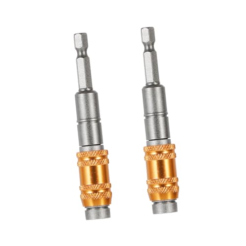 Lurrose 2 Stücke Bit Verlängerungsstangenkopf Flexible Bohrerverlängerung Schraubendreher Extender Magnetischer Bithalter Bits Bohrerverlängerung Stahl Golden Lurrose 2 Stücke Bit Verlängerungsstangenkopf Flexible Bohrerverlängerung Schraubendreher Extender Magnetischer Bithalter Bits Bohrerverlängerung Stahl Golden von Lurrose