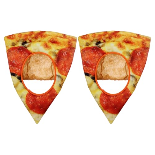 Lurrose 2-teiliger Pizza-Kostümhut: Neuartiger Essenshut für Cosplay-Partys – Kappe in realistischer Pizzaform – Lustige Kopfbedeckung für Festivals und Karneval Lurrose 2-teiliger Pizza-Kostümhut: Neuartiger Essenshut für Cosplay-Partys – Kappe in realistischer Pizzaform – Lustige Kopfbedeckung für Festivals und Karneval von Lurrose
