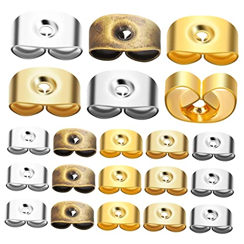 Lurrose 20 Paare Ohrring Verschlüsse aus Legierung Farben Ersatz Ohrstecker Stopper Sicherer Halt für Damen Mädchen DIY Ohrring Zubehör Kompatibel mit Meisten Ohrsteckern Lurrose 20 Paare Ohrring Verschlüsse aus Legierung Farben Ersatz Ohrstecker Stopper Sicherer Halt für Damen Mädchen DIY Ohrring Zubehör Kompatibel mit Meisten Ohrsteckern von Lurrose
