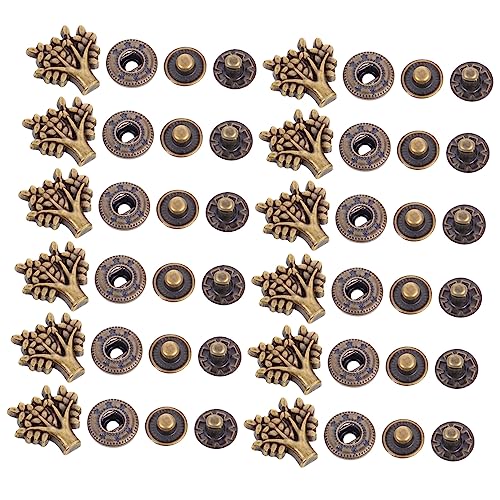 Lurrose 20 Sätze Cartoon Button Zinklegierung Teilig Antik Kreative Druckknöpfe für Geldbörsen Handwerkliche Verschlüsse für Diy Projekte und Dekoration von Lurrose