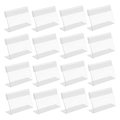 Lurrose 20 Stück Acryl Preisschild Displayständer Für Etiketten Schilderdisplayhalter Etikettenhalter Acryl Namensschild Displayschilder Kleines Acrylschild Tischzeltschild Lurrose 20 Stück Acryl Preisschild Displayständer Für Etiketten Schilderdisplayhalter Etikettenhalter Acryl Namensschild Displayschilder Kleines Acrylschild Tischzeltschild von Lurrose