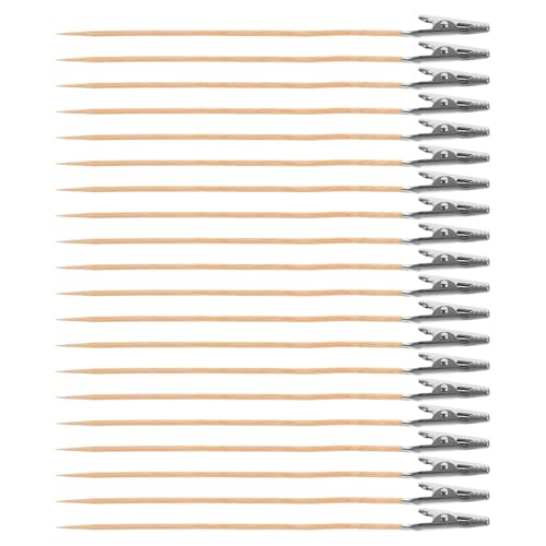 Lurrose 20 Stück Alligator Clips für Modellmalerei Lange Klammer für Diy Projekte und Spraylackierung für Präzise Ergebnisse und Sicheres Halten von Modellen von Lurrose