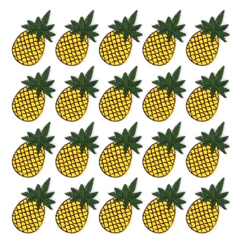 Lurrose 20 Stück Ananas -Stickerei Ananaseisen auf Patch Stickerei-Ananas-Abzeichen Fruchtpflaster nähen Stoffflicken für Kleidung Tasche bestickter Aufnäher Cartoon-Patches Stickgarn Lurrose 20 Stück Ananas -Stickerei Ananaseisen auf Patch Stickerei-Ananas-Abzeichen Fruchtpflaster nähen Stoffflicken für Kleidung Tasche bestickter Aufnäher Cartoon-Patches Stickgarn von Lurrose