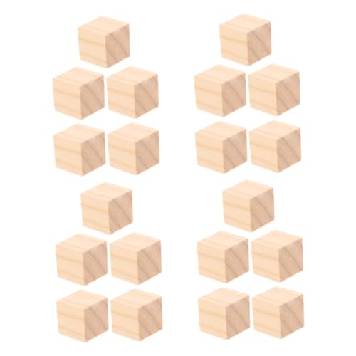 Lurrose 20 Stück Blanko Holz Würfel Quadratische Naturholzklötze Unbehandelt DIY Bastelholz Bausteine Pädagogisch Montessori Mathe Lernspielzeug Lurrose 20 Stück Blanko Holz Würfel Quadratische Naturholzklötze Unbehandelt DIY Bastelholz Bausteine Pädagogisch Montessori Mathe Lernspielzeug von Lurrose