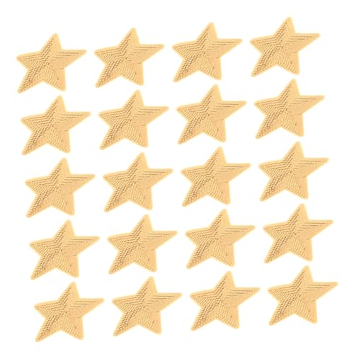 Lurrose 20 Stück Fünf-punkte-sternpatch Mit Pailletten Sternapplikationen Für Kleidung Bügeleisen Auf Flecken Pailletten Bunter Sternenfleck Sternpailletten Applique Patch Stoff Khaki von Lurrose