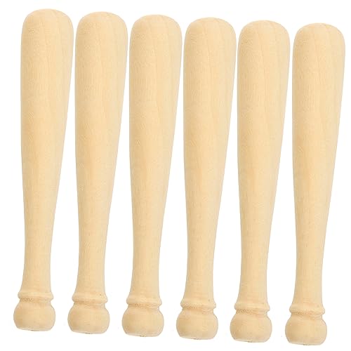 Lurrose 20 Stück Holz Baseballschläger Diy Bastelset für Unvollendete Schläger zum Ausmalen und Dekorieren für Partys und Kunstprojekte Lurrose 20 Stück Holz Baseballschläger Diy Bastelset für Unvollendete Schläger zum Ausmalen und Dekorieren für Partys und Kunstprojekte von Lurrose