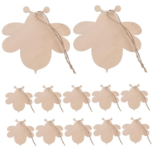 Lurrose 20 Stück Holz Bienen Ornamente Diy Bastelset Unbemalte Bienen Ausschnitte Holz für Hochzeits und Geburtstagsfeiern Kreative Dekoration für Themenpartys Lurrose 20 Stück Holz Bienen Ornamente Diy Bastelset Unbemalte Bienen Ausschnitte Holz für Hochzeits und Geburtstagsfeiern Kreative Dekoration für Themenpartys von Lurrose