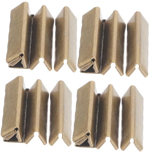 Lurrose 20 Stück Metallschnalle Schlüsselanhänger Schnallen Für Handtaschen Selber Machen Clip Für Schmuckkordelenden Schlüsselband-klemmanhänger Bandendenklemmen Schmuckklemme Bundclips von Lurrose