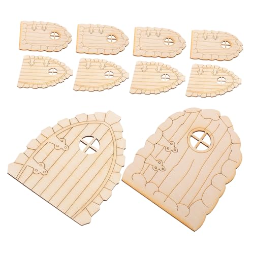 Lurrose 20 Stück Mini Holz Feentüren Unbemalte Miniatur Türen für Garten Dekoration DIY Holz Tür Ornament für Feengärten und Kreative Projekte Lurrose 20 Stück Mini Holz Feentüren Unbemalte Miniatur Türen für Garten Dekoration DIY Holz Tür Ornament für Feengärten und Kreative Projekte von Lurrose
