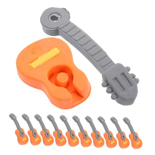 Lurrose 20 Stück Notiz-radierer Radiergummi Orange von Lurrose