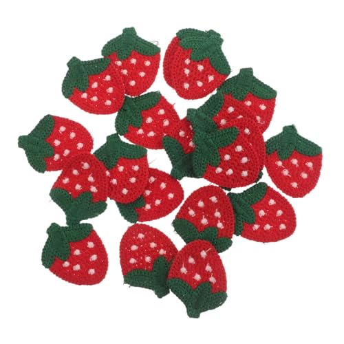 Lurrose 20 Stück Süße Patches, Modische Obst-stickerei-applikationen, Süße Aufnäher Für Kleidung, Taschen, Stickereien, Nähapplikationen von Lurrose
