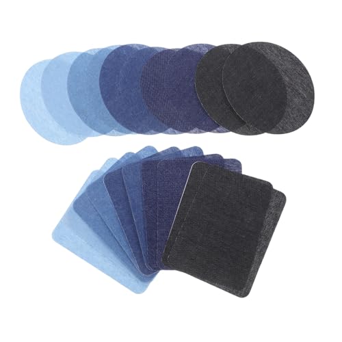 Lurrose 20 Stück Teiliges Denim Bügelflicken Selbstklebend Aufnähen Ovale Rechteckige Bestickte Applikationen für Jeansreparatur Vielseitig für Jacken Hemden Robuste Stoffpatches Lurrose 20 Stück Teiliges Denim Bügelflicken Selbstklebend Aufnähen Ovale Rechteckige Bestickte Applikationen für Jeansreparatur Vielseitig für Jacken Hemden Robuste Stoffpatches von Lurrose