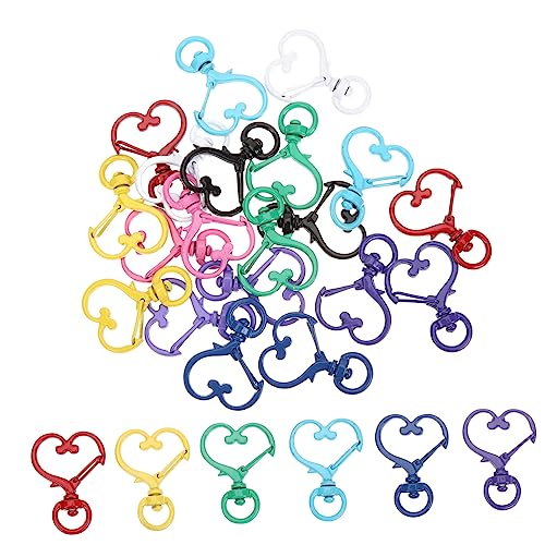 Lurrose 20 Stück Teiliges Herz Schlüsselanhänger Clips Metall Bunte Feder Snap Haken für Diy Schlüsselanhänger Taschenaccessoires und Handwerksprojekte Schwarz Grün Lila Rosa Weiß Gelb Lurrose 20 Stück Teiliges Herz Schlüsselanhänger Clips Metall Bunte Feder Snap Haken für Diy Schlüsselanhänger Taschenaccessoires und Handwerksprojekte Schwarz Grün Lila Rosa Weiß Gelb von Lurrose