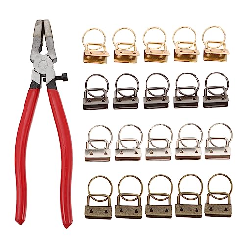 Lurrose 20 Stück Teiliges Schlüsselanhänger mit Fob und Zange Diy Zubehör für Schlüsselringe Armbänder und Taschenverschlüsse Farben Silber Gold Gunmetal Antiquebronze Lurrose 20 Stück Teiliges Schlüsselanhänger mit Fob und Zange Diy Zubehör für Schlüsselringe Armbänder und Taschenverschlüsse Farben Silber Gold Gunmetal Antiquebronze von Lurrose