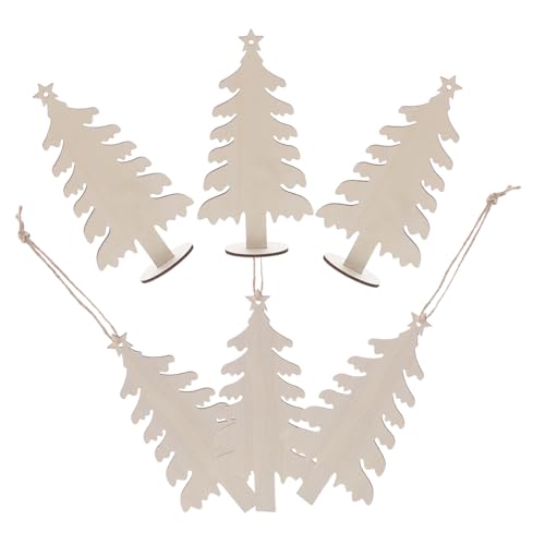Lurrose 20 Stück Teiliges Unbemalte Holz-weihnachtsbaum-dekorationen mit Aufhängeschnur und Stabiler Basis Vielseitige Diy-holzfiguren für Handbemalte Rustikale Weihnachtsbasteleien und Lurrose 20 Stück Teiliges Unbemalte Holz-weihnachtsbaum-dekorationen mit Aufhängeschnur und Stabiler Basis Vielseitige Diy-holzfiguren für Handbemalte Rustikale Weihnachtsbasteleien und von Lurrose