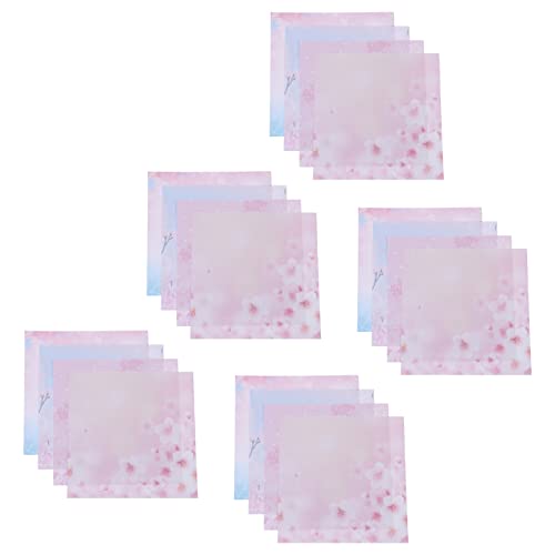 Lurrose 200 Blatt Origami Papier Quadratisches Diy Bastelpapier Blütenform für Handarbeiten Scrapbooking und Kreative Projekte von Lurrose