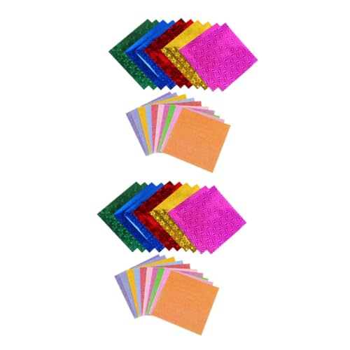 Lurrose 200 Stk Origami home decor wohnungseinrichtung sticker Kunsthandwerk für Erwachsene farbiges Papier für Kinder Faltbares Papier quadratisches Bastelpapier doppelseitig Büttenpapier von Lurrose