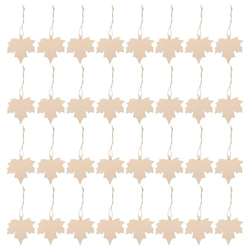 Lurrose 200 Stück Ahornblatt-Ausschnitte: Thanksgiving-Herbst-Ahornblatt-Hängeornamente aus Holz – Geschenkanhänger für Herbstdekoration, Klassenzimmeraktivitäten Lurrose 200 Stück Ahornblatt-Ausschnitte: Thanksgiving-Herbst-Ahornblatt-Hängeornamente aus Holz – Geschenkanhänger für Herbstdekoration, Klassenzimmeraktivitäten von Lurrose