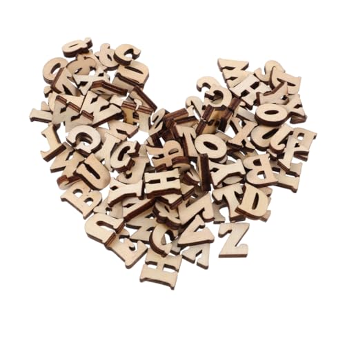 Lurrose Holzbuchstaben 200 Stück Holz-alphabet-ausschnitte Leere Holz-alphabete Bastelbuchstaben Lurrose Holzbuchstaben 200 Stück Holz-alphabet-ausschnitte Leere Holz-alphabete Bastelbuchstaben von Lurrose