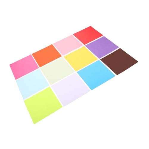Lurrose 200 Stück Buntes Origami Bastelpapier für Farben Doppelseitiges Faltpapier für Anfänger Fördert Kreativität und Eltern Junge Mädchen Interaktion von Lurrose