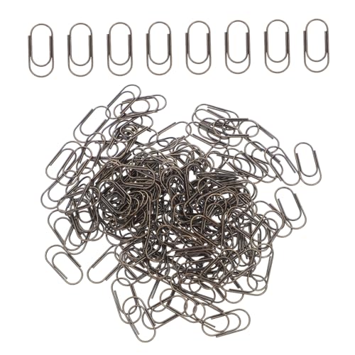 Lurrose 200 Stück Mini Büroklammern Antik Bronze Vintage Papierklammern für Scrapbooking Kreative Lesezeichen und Dekoration Stabile Metallklammern für Schule Büro und DIY Projekte von Lurrose