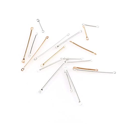 Lurrose 200 Stück Ohrringzubehör Schmuckherstellung Ohrringzubehör Schmuckverbinder Charms Goldene Ohrstecker Für Frauen Goldenes Zubehör Für Frauen Schmuckherstellung Zubehör von Lurrose