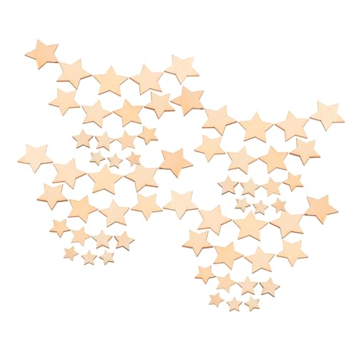 Lurrose 200 Stück Teiliges Naturfarbene Holzsterne Verschiedenen Präzise Geschnittene Dekorationen für DIY Bastelprojekte Hochzeit Weihnachten Kinderhandwerk Lurrose 200 Stück Teiliges Naturfarbene Holzsterne Verschiedenen Präzise Geschnittene Dekorationen für DIY Bastelprojekte Hochzeit Weihnachten Kinderhandwerk von Lurrose