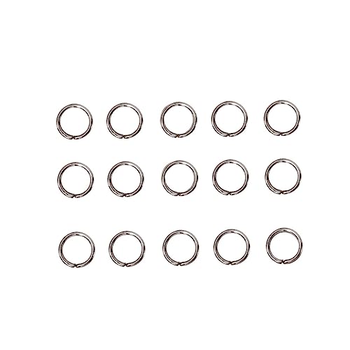 Lurrose 200 Stück Waffenfarbenbuchkreis Schlüsselbund Schlüsselkettenringe Schlüsselanhänger Kreis Ring für Fotoalben offene Ringe für Schmuck Lurrose 200 Stück Waffenfarbenbuchkreis Schlüsselbund Schlüsselkettenringe Schlüsselanhänger Kreis Ring für Fotoalben offene Ringe für Schmuck von Lurrose