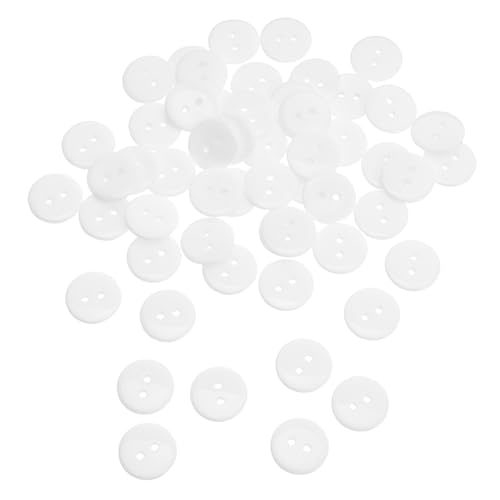 Lurrose 200 Stück Weiße Runde Resin Knöpfe Leicht Strapazierfähig zum Nähen für Mäntel Pullover Hemden DIY Bastelprojekte Lurrose 200 Stück Weiße Runde Resin Knöpfe Leicht Strapazierfähig zum Nähen für Mäntel Pullover Hemden DIY Bastelprojekte von Lurrose