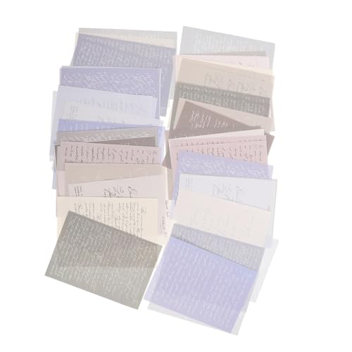 Lurrose 20Blatt DIY Bastelmaterial Scrapbook für Kreative Collagen Vintage Journaling Zubehör für Persönliche Notizen und Gestaltung für Anfänger von Lurrose