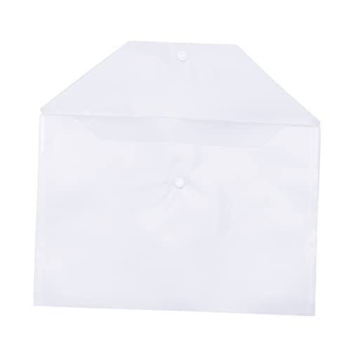 Lurrose 20Stücke Dokumententaschen Transparente Ordner Mit Druckknopf Und Strapazierfähig Für Bürobedarf Und Dokumentenorganisation von Lurrose