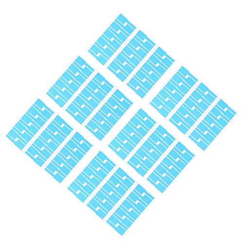 Lurrose 20Stücke P Form Selbstklebende Kabeletiketten für Computer Hochwertige Kennzeichnung für Kabel Blau Langlebig für Netzwerke Lurrose 20Stücke P Form Selbstklebende Kabeletiketten für Computer Hochwertige Kennzeichnung für Kabel Blau Langlebig für Netzwerke von Lurrose