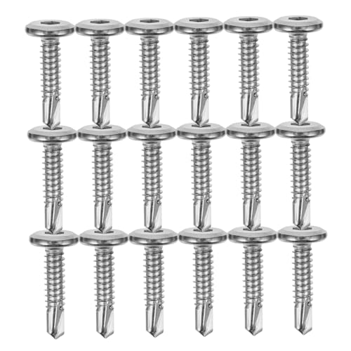 Lurrose 20Stücke Rundschrauben Für Metallzaun Selbstschneidende Innensechskant Für Einfache Montage Und Sichere Befestigung Im Außenbereich Lurrose 20Stücke Rundschrauben Für Metallzaun Selbstschneidende Innensechskant Für Einfache Montage Und Sichere Befestigung Im Außenbereich von Lurrose
