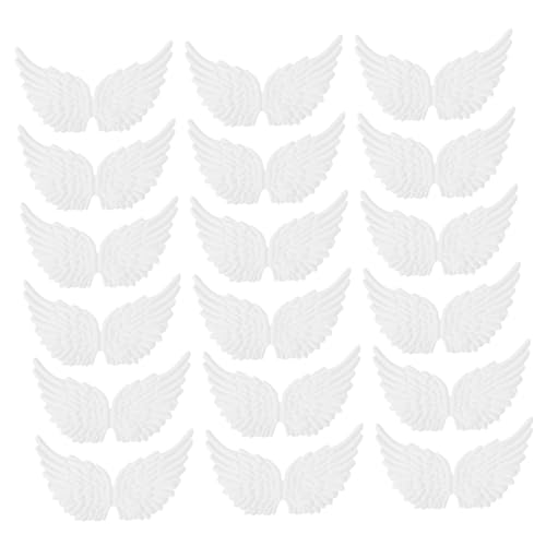 Lurrose 24 Stück Teiliges Bestickte Flügel Applikationen Nahtlos Stoffe Aufnähbar Strapazierfähig und Farbbeständig Vielseitige Bügel Näh-patches für Kleidung Jeans Rucksäcke und von Lurrose