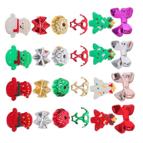Lurrose 24 Stück Teiliges Weihnachts Handbemalter Perlen mit Schneemann Rote und Grüne Spacer Beads für Diy Handyketten Armbänder Halsketten und Ohrringe Perlenkappen Lurrose 24 Stück Teiliges Weihnachts Handbemalter Perlen mit Schneemann Rote und Grüne Spacer Beads für Diy Handyketten Armbänder Halsketten und Ohrringe Perlenkappen von Lurrose